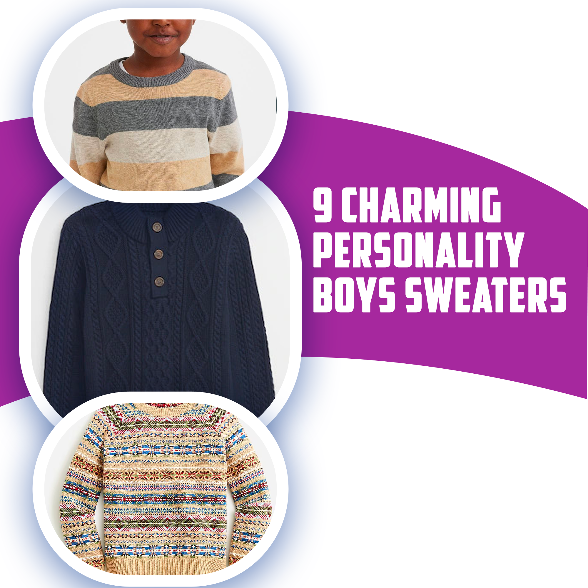 9 Charming Personality Boys Sweaters