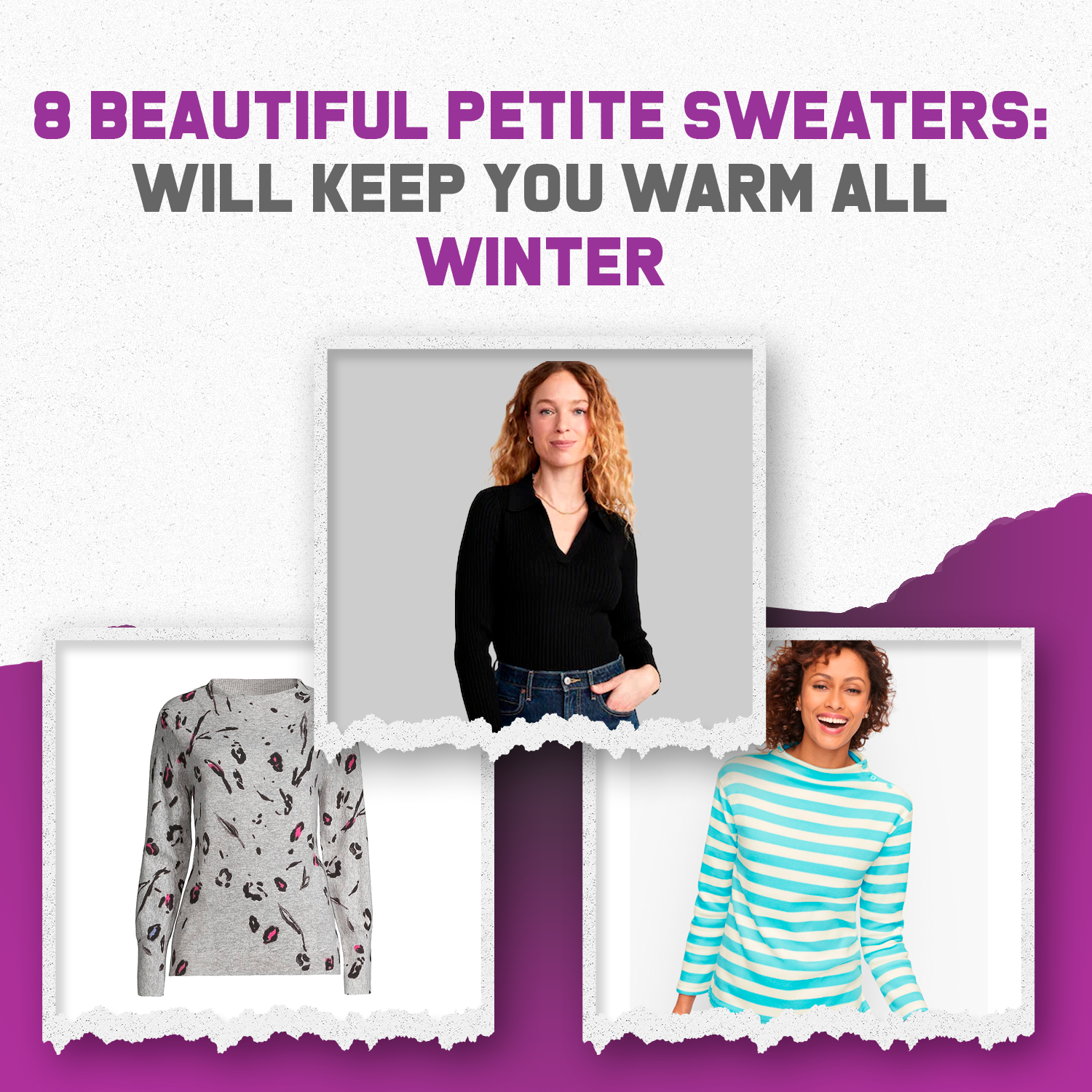 8 Beautiful Petite Sweaters: Will Keep You Warm All Winter