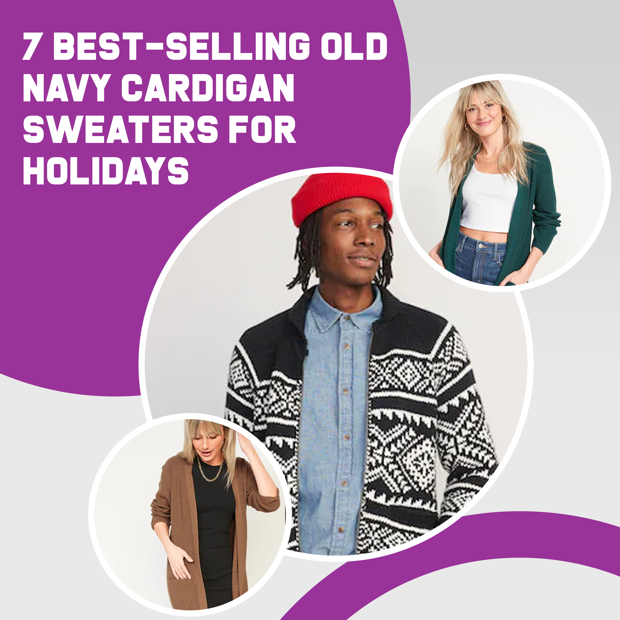 7 Best-Selling Old Navy Cardigan Sweaters For Holidays